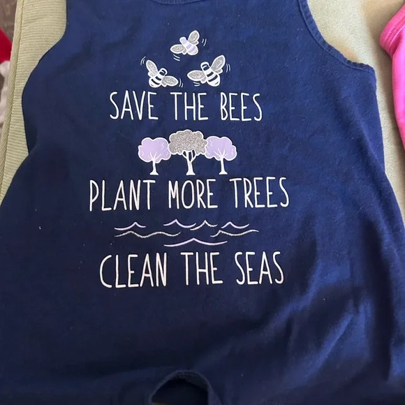 Navy and Pink Kids Tank Tops Bundle - Picture 2 of 3